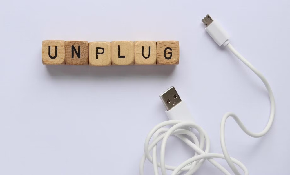 unplug electronic