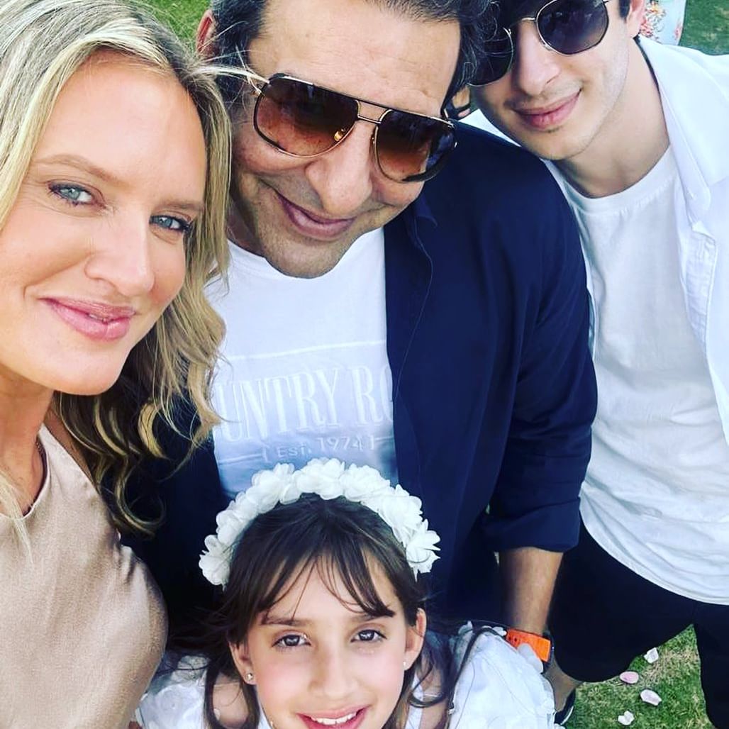 Wasim Akram Wife and Kids