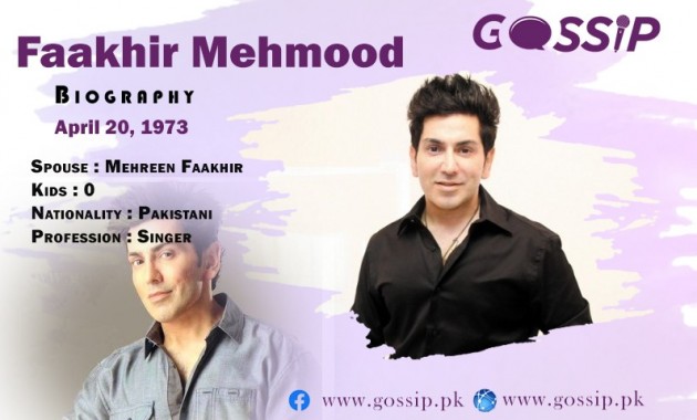 Faakhir Mehmood Biography – Career, Family, Education, and Songs