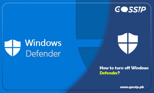 How to turn off Windows Defender?