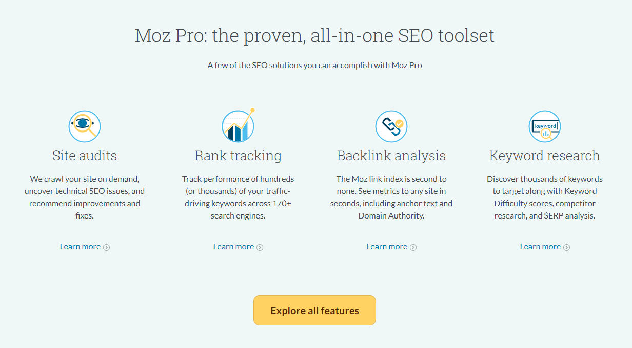 Moz SEO Tool