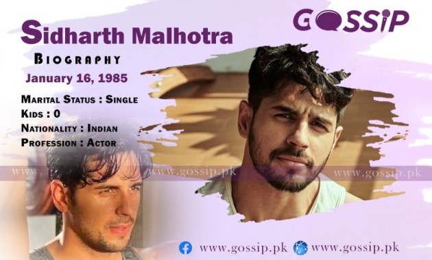 Sidharth Malhotra Biography – Age, Family, Movies, Net Worth