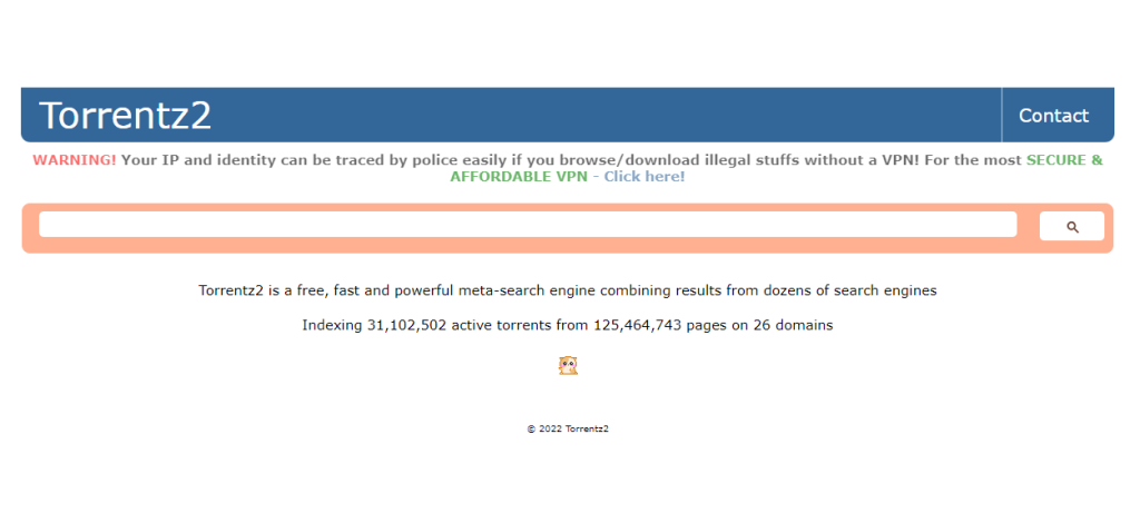 Torrentz2 Proxy Sites List and Alternatives