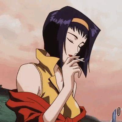 Faye Valentine smoking girl