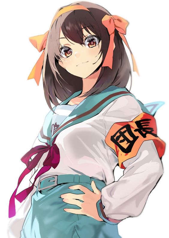 Haruhi Suzumiya cute anime girl