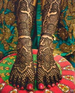 Leg Mehndi Designs