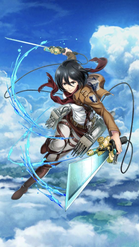 Mikasa Ackerman hot anime girl