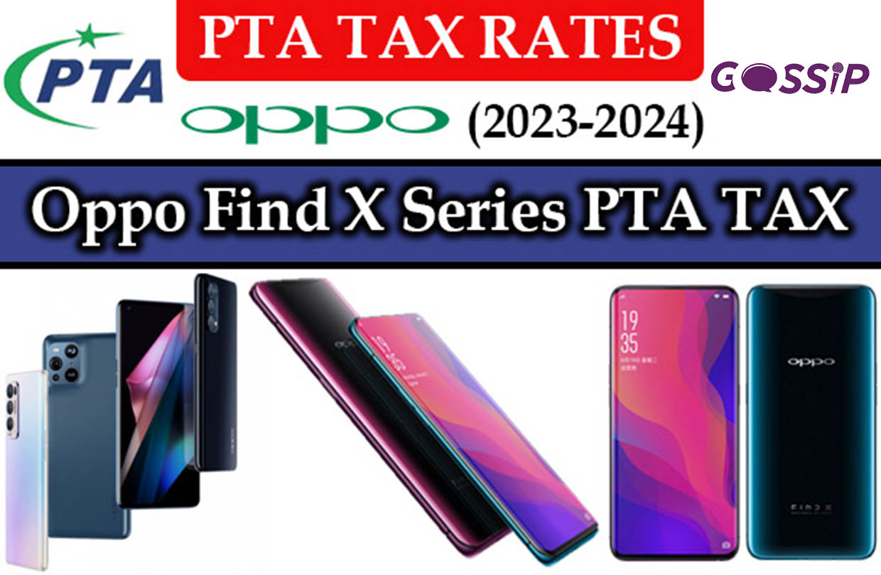 Oppo Find X Series PTA Tax