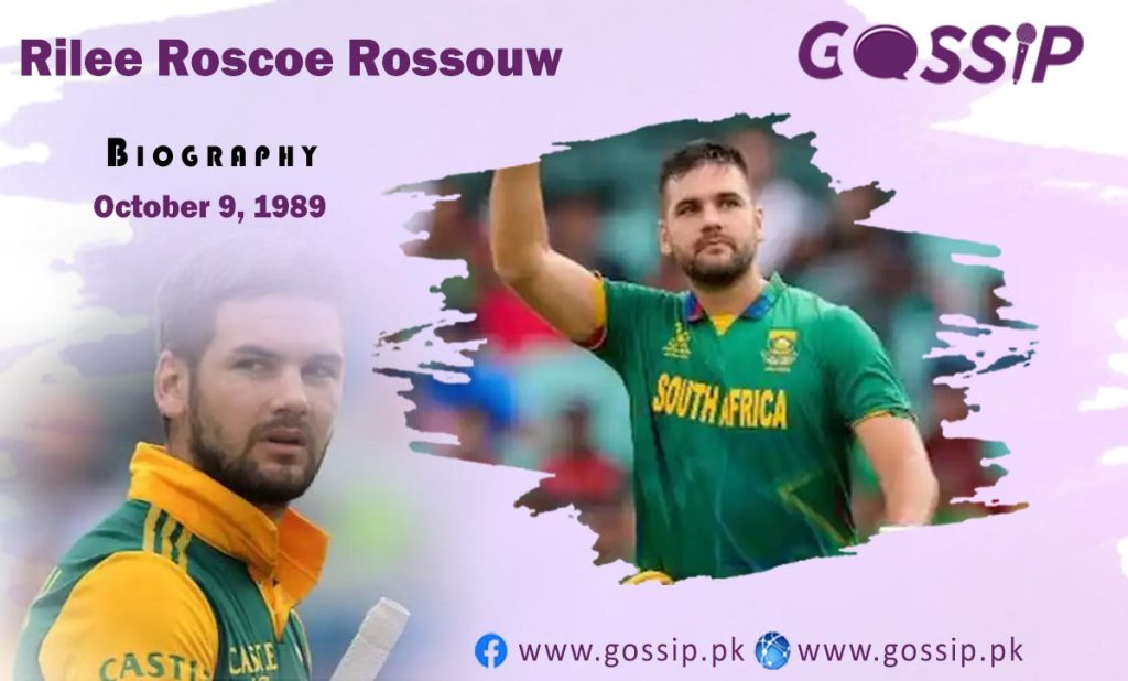 Rilee Rossouw Biography, Age, Career, Family and Net Worth