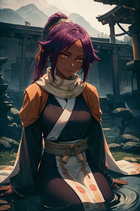 Yoruichi Shihouin hot anime female