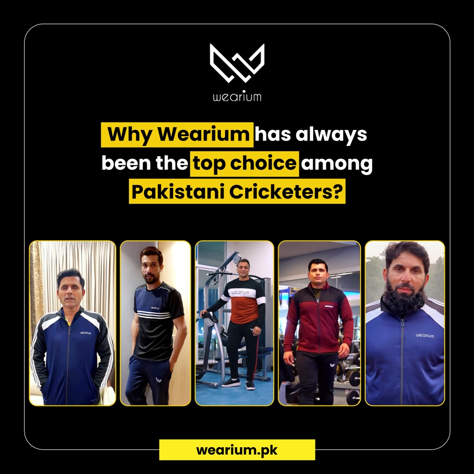 Why Wearium has always been the top choice among Pakistani Cricketers_