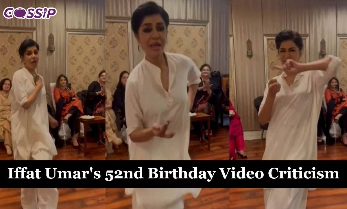 Iffat Umar's 52nd Birthday Video Criticism