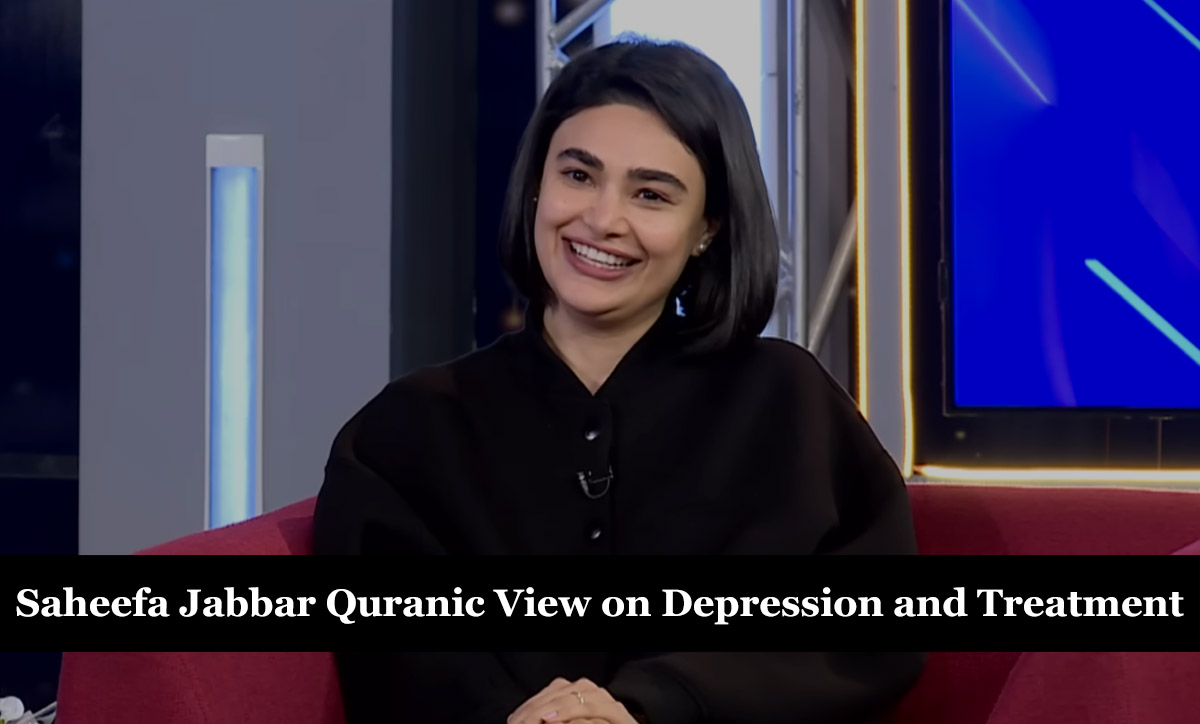 Saheefa Jabbar Quranic View on Depression and Treatment