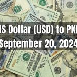 US Dollar (USD) to Pakistani Rupee (PKR) Today - September 20, 2024