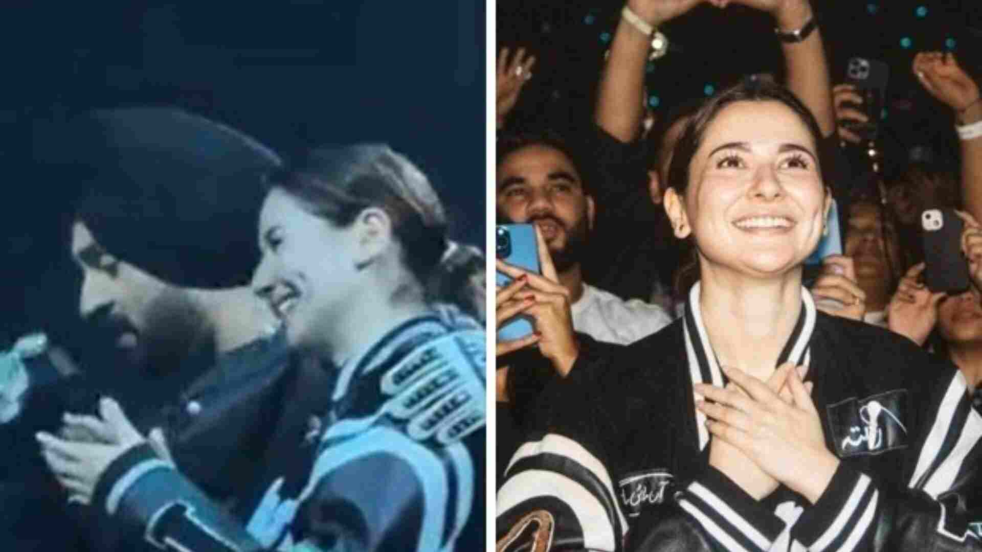 Hania Aamir joins Diljit Dosanjh on stage