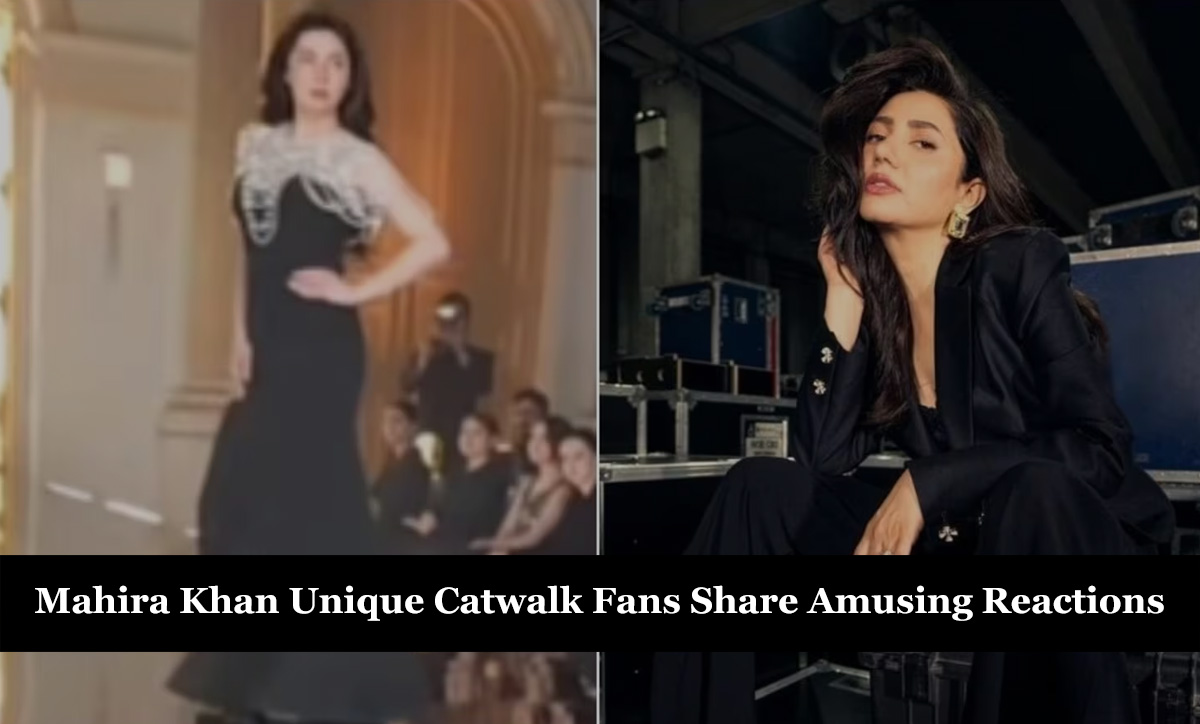 Mahira Khan Unique Catwalk Fans Share Amusing Reactions