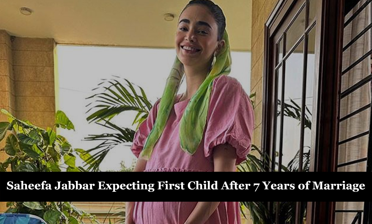 Saheefa Jabbar Expecting First Child After 7 Years of Marriage