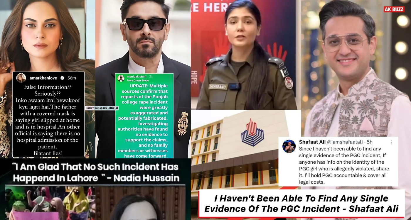 Celebrities Clarifies False News in Lahore Incident