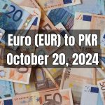 Euro (EUR) to Pakistani Rupee (PKR) Today - October 20, 2024