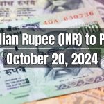 Indian Rupee (INR) to Pakistani Rupee (PKR) Today - October 20, 2024