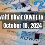 Kuwaiti Dinar (KWD) to Pakistani Rupee (PKR) Today - October 18, 2024