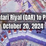 Qatari Riyal (QAR) to Pakistani Rupee (PKR) Today - October 20, 2024