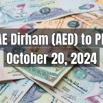 UAE Dirham (AED) to Pakistani Rupee (PKR) Today - October 20, 2024