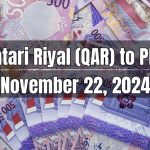 Qatari Riyal (QAR) to Pakistani Rupee (PKR) Today - November 22, 2024