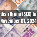 Swedish Krona (SEK) to Pakistani Rupee (PKR) Today - November 01, 2024