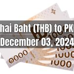 Thai Baht (THB) to Pakistani Rupee (PKR) Today - December 03, 2024