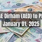 UAE Dirham (AED) to Pakistani Rupee (PKR) Today - January 01, 2025